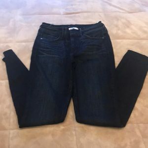 Sam Edelman Stiletto High Rise Skinny Ankle Jean Dark Wash